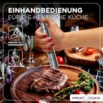 ProfiCook Salz- und Pfeffermühlen Set Edelstahl