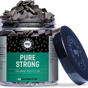 Naschwerk Pure Strong Salmiak Pastillen 200 G