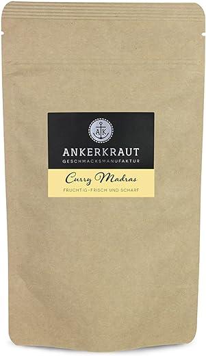 Ankerkraut Curry Madras - frisch-fruchtiges Pulver - 130g
