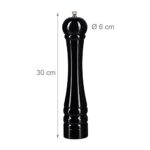 Relaxdays Holz Gewürzmühlen Set, 30 cm