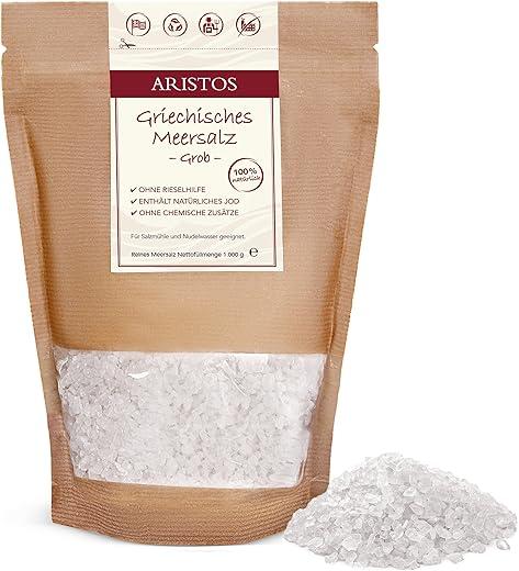Grobes Meersalz 1kg aus Griechenland Aristos
