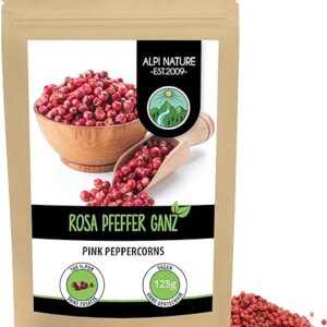 Alpi Nature Rosa Pfefferkörner ganz, 125g, 100% naturrein, vegan