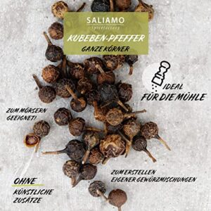 Saliamo Kubeben Pfeffer, Stiel-Pfeffer aus Indonesien, 100g