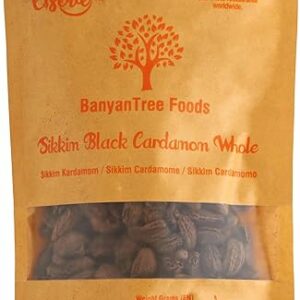 BanyanTree Foods Schwarzer Kardamom ganz 200g