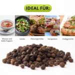 Schwarzer Pfeffer ganze Körner, 550g, vielseitig, handabgefüllt