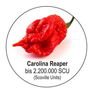 Scovillas Carolina Reaper, Chili-Flocken, 25g