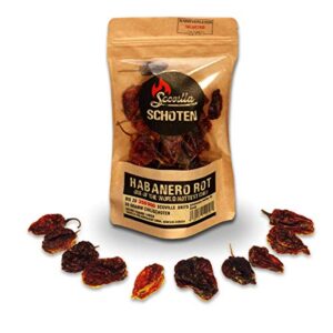 Scovillas getrocknete Habanero Rot, 30g