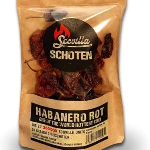 Scovillas getrocknete Habanero Rot, 30g