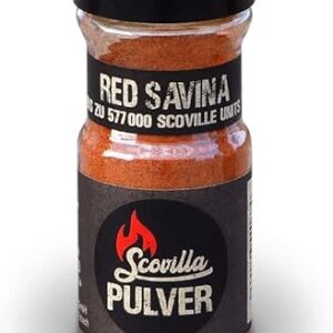 Scovillas Red Savina Chilipulver, 45g