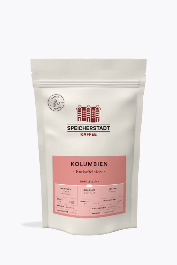 Kolumbien Entkoffeinierter Kaffee Speicherstadt 250g
