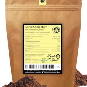 Uncle Spice ANCHO Chilipulver 120g – Mild, fruchtig-herb