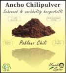 Uncle Spice ANCHO Chilipulver 120g - Mild, fruchtig-herb