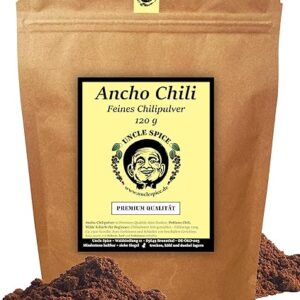 Uncle Spice ANCHO Chilipulver 120g - Mild, fruchtig-herb