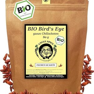 Uncle Spice BIO Vogelaugenchilis PIRI PIRI - 80g