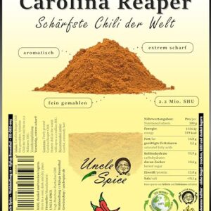 Uncle Spice Carolina Reaper Pulver – 50g GRINGO KILLER