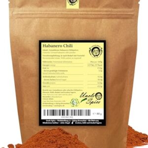 Uncle Spice Habanero Chilipulver – 80g RED SAVINA