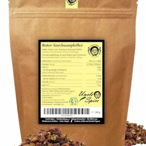 Uncle Spice Roter Szechuanpfeffer, 60g, Wildsammlung