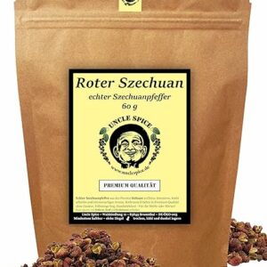 Uncle Spice Roter Szechuanpfeffer, 60g, Wildsammlung