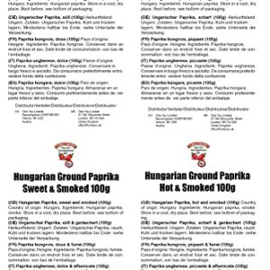 Ungarisches Paprikapulver, Kalocsa 4x100g, Spitzenqualität