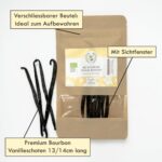 ‎Vanille Shop Hamburgisches Genusskontor Bio Bourbon Vanilleschoten Premium aus Madagaskar
