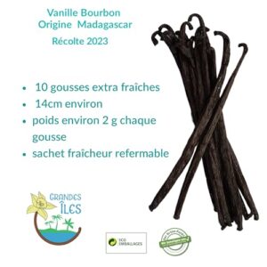 Vanilleschoten Bourbon Madagascar - 10 Stück Premium