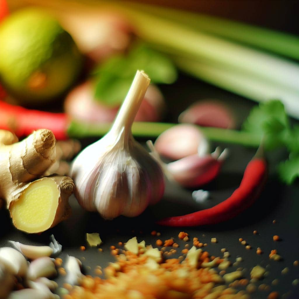5. Ingwer und Knoblauch: Ein unzertrennliches Duo für authentische Aromen