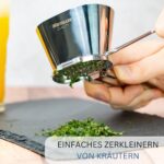 Westmark Edelstahl Kräutermühle in Silber