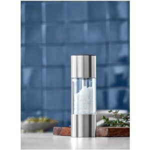 WMF Mini Gewürzmühle aus Edelstahl Glas